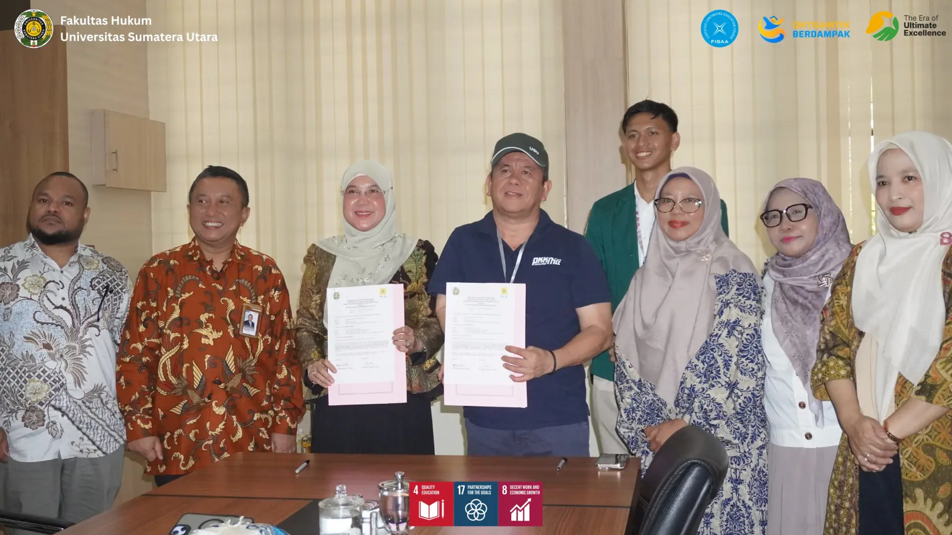 Penandatanganan Implementation of Agreement FH USU dengan PT PLN (Persero)